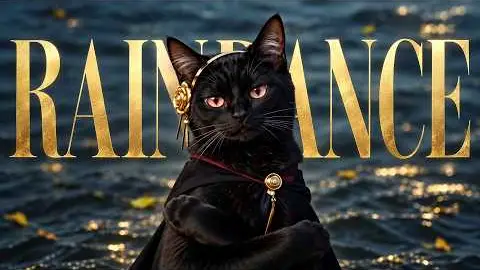 고양이와 강아지의 Raindance - AI 뮤직비디오 - 영상 썸네일