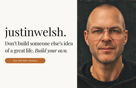 Justin Welsh — image from their own site