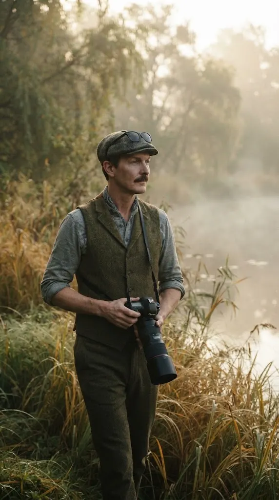 Adam — frame from the episode “Adam and the beaver of the Paupys ponds”