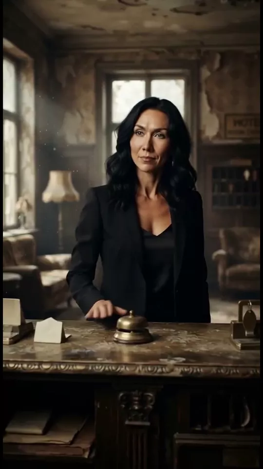 Karina — frame from the episode “A hotel back on its feet”