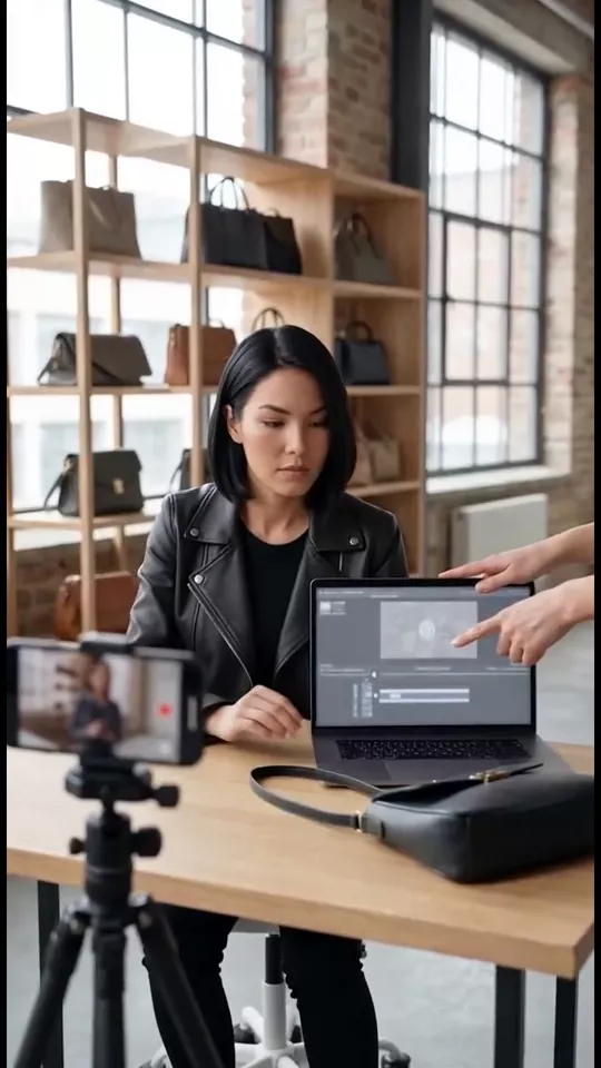 Sandra — frame from the episode “Sandra cuts the video — and keeps the stitch”